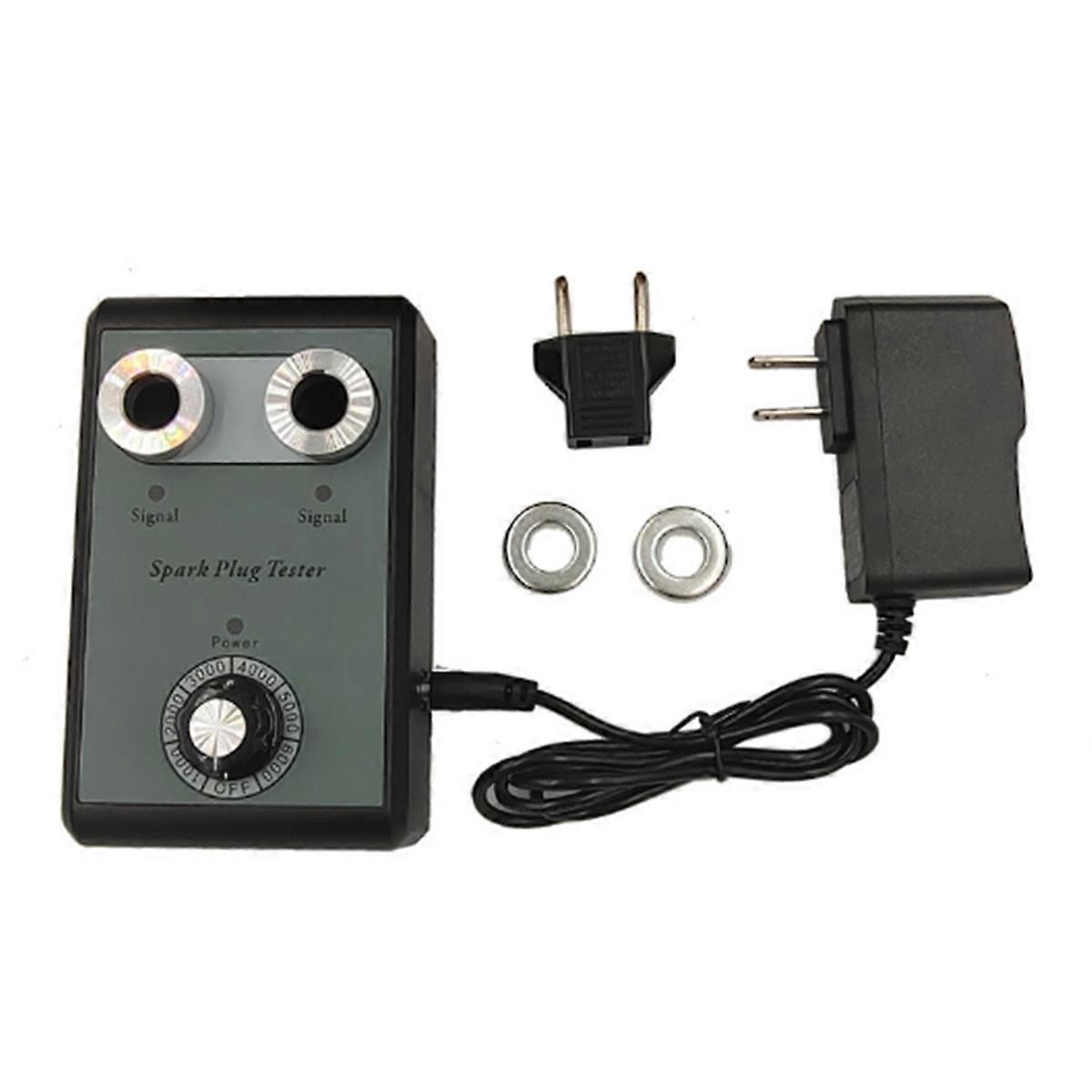 Car Spark Plug Tester Ignition Testers Automotive Diagnostic Tool Double Hole Detector for 12V Car