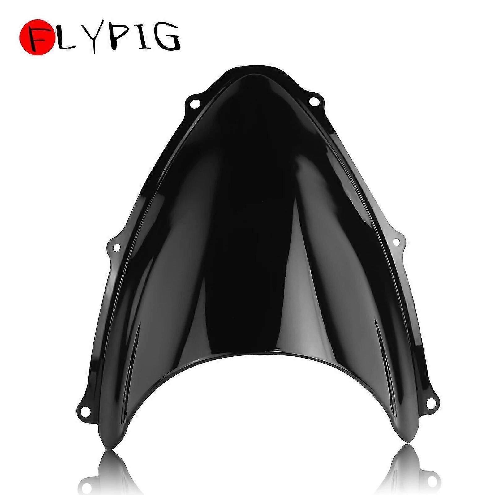 con Windshield Windscreen Smoke Double BubbleWind Shield for Suzuki GSXR600 GSXR750 GSXR 600 GSXR 750 K6 2006-2007