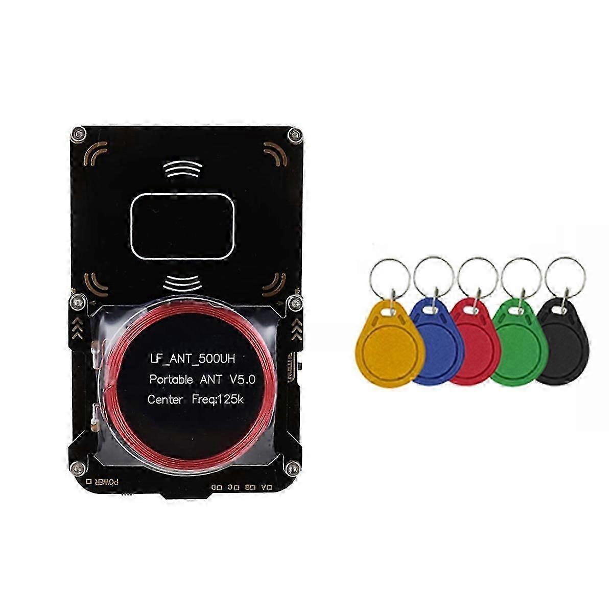 Proxmark3 RFID-kortläsare + 5XUID-nyckelring IC/ID-nyckelskrivare RFID-duplikator NFC 5.0 Smart Chip-kopiatorprogrammeringskit