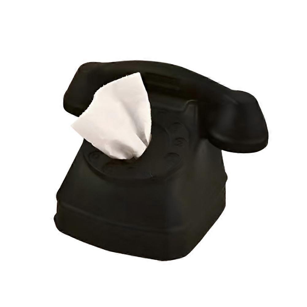 Old-Fashioned Telephone Tissue Box European-Style Funny Tissue Box B