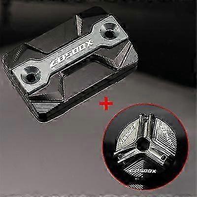 con Cb500x Accessori Coperchio serbatoio liquido freno anteriore moto Tappo di riempimento olio motore per Honda Cb 500x 2013-2020 (non 2021+)
