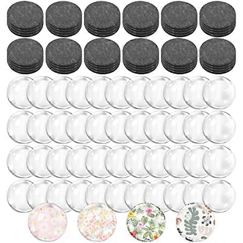 48 Sets Craft Fridge Magnet Glass Ceramic Magnet