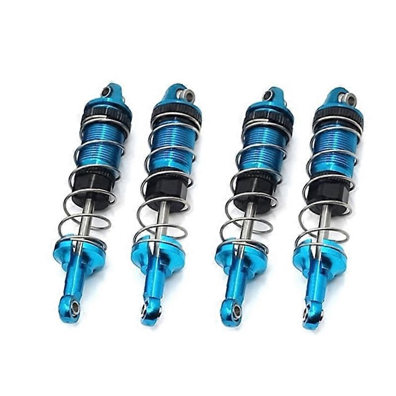 4Pcs Metal Shock Absorber Damper for SCY 16101 1/16 RC Car,Blue