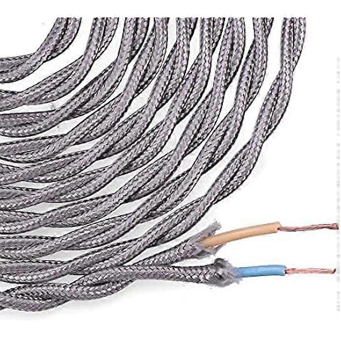 Electric Cables - EDM - Braided Decorated - Gray - Indoor - Multiconductor