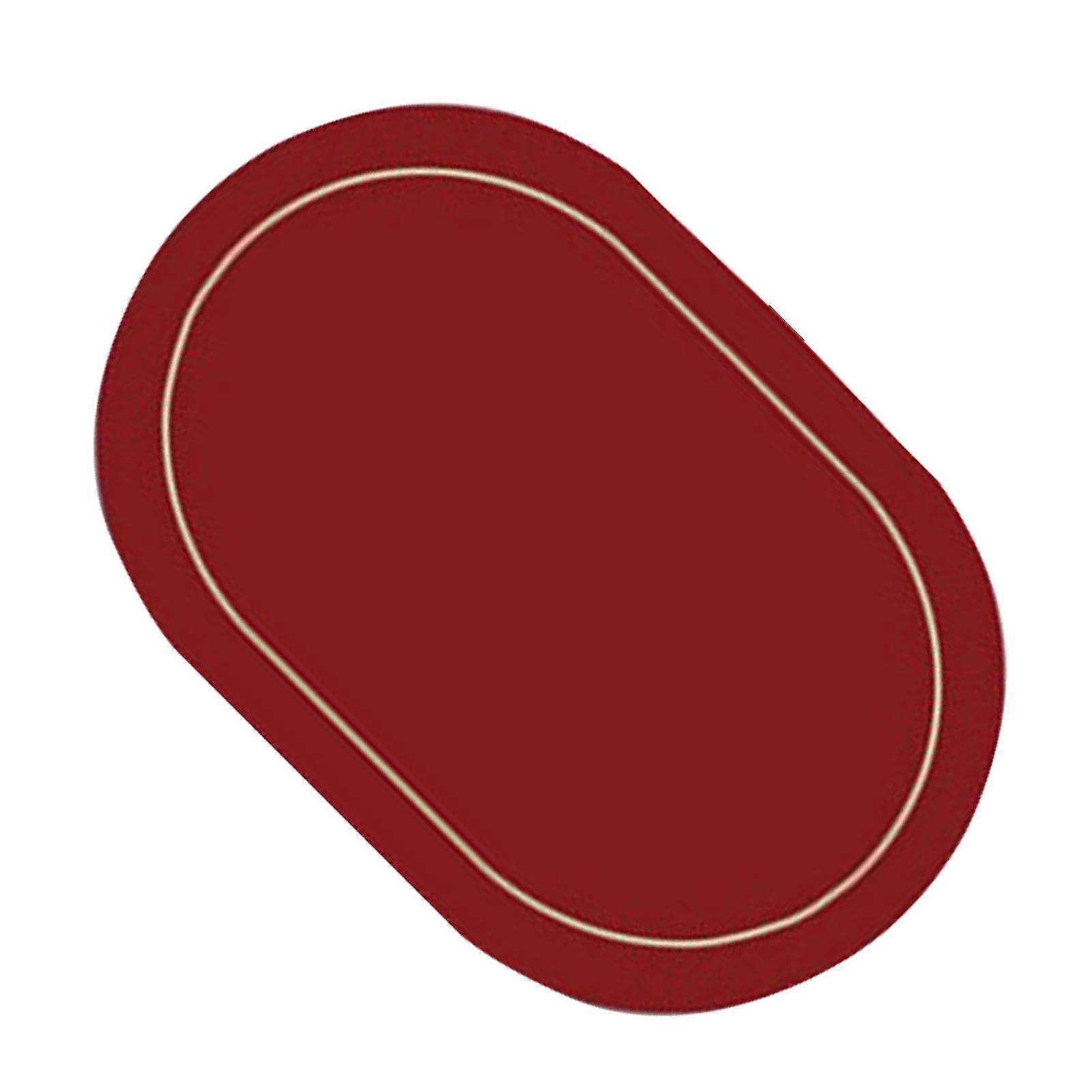 2 יחידות מחצלות מזון אוכל סגלגלות מעור שחור רפידות בידוד מונעות החלקה