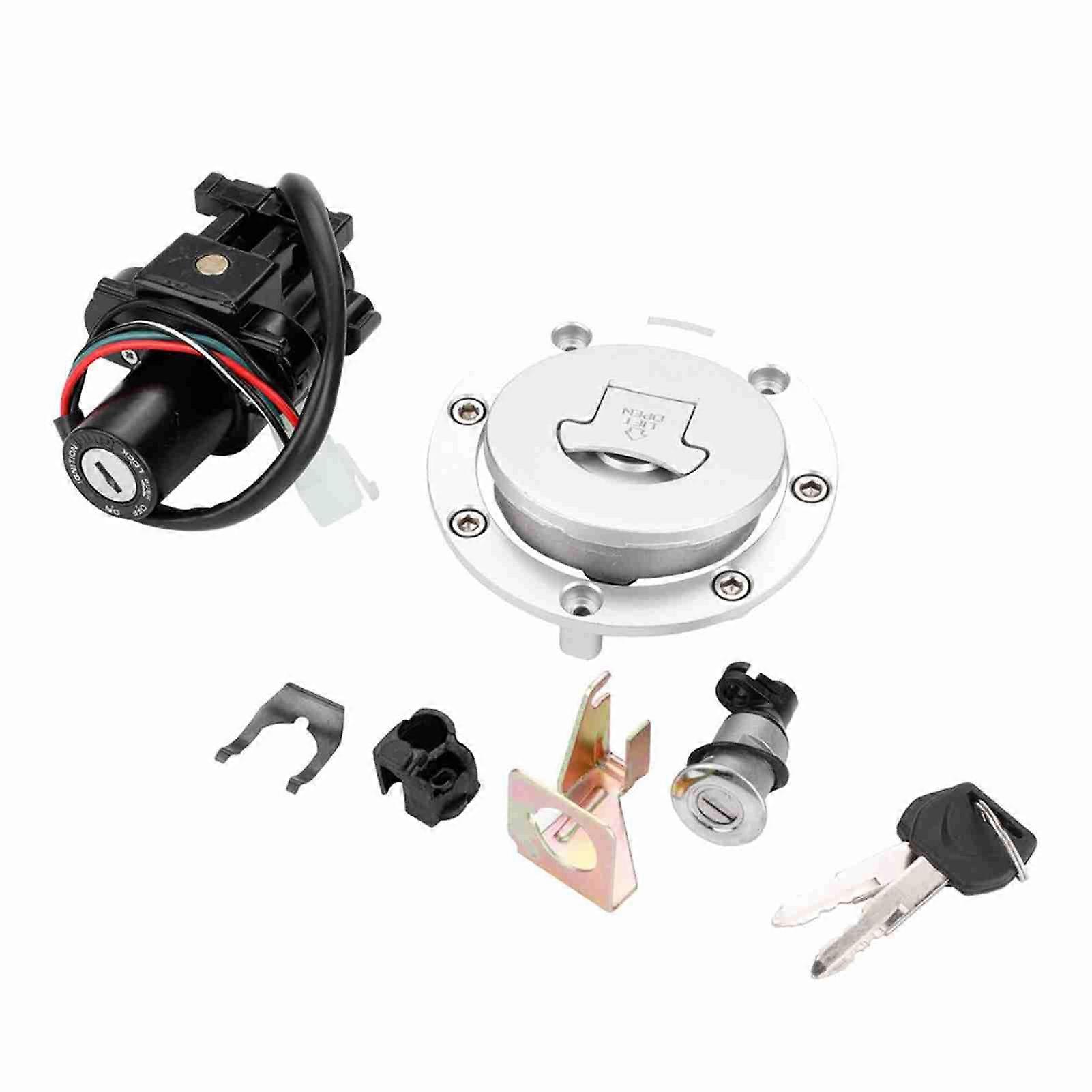 Ignition Switch Fuel Gas Cap Seat Lock Key Set for CBR600 F4 F4I 2001‑2006