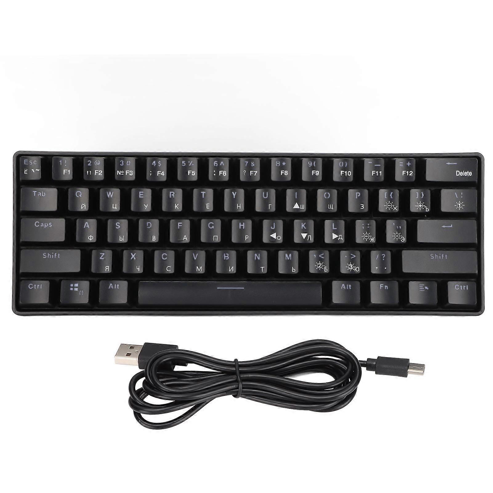 Compact Layout Mechanical Keyboard, Versatile Connectivity For Gamers &amp; Professionals