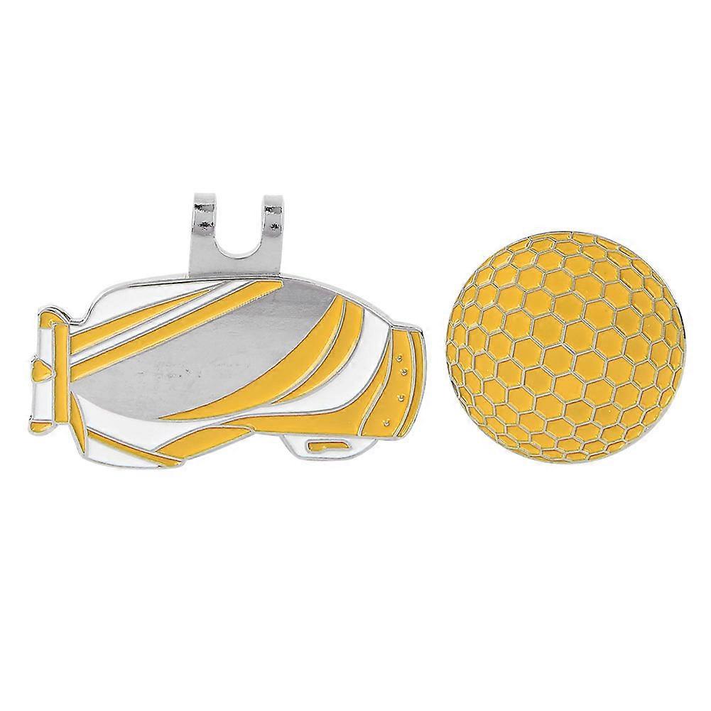 Portable Lightweight Golf Ball Marking Tool Metal Hat Clip Marker Practicing Accessory
