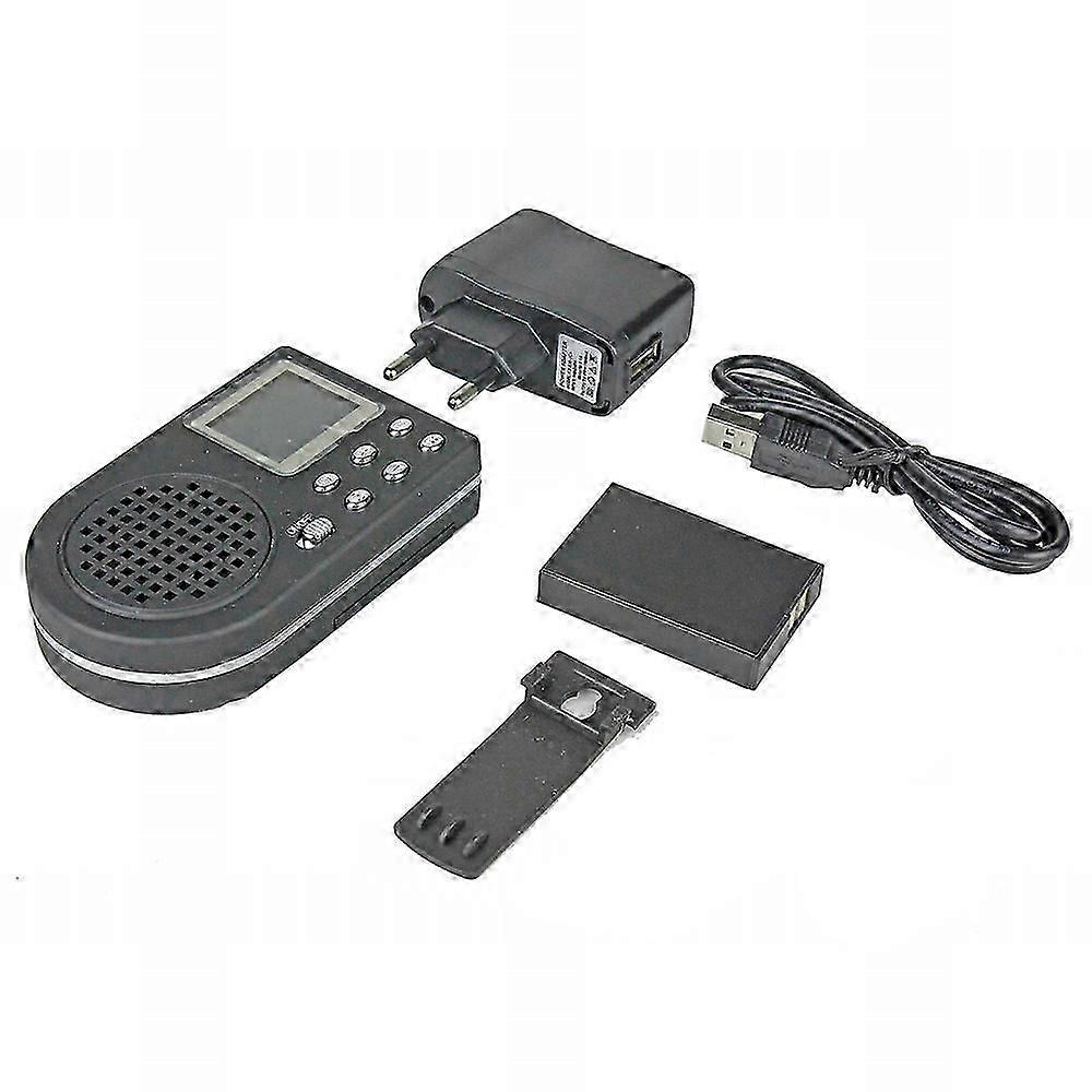 Outdoor Hunting Decoy Bird Caller MP3 Player Birds Loudspeak LCD Screen with EU Plug