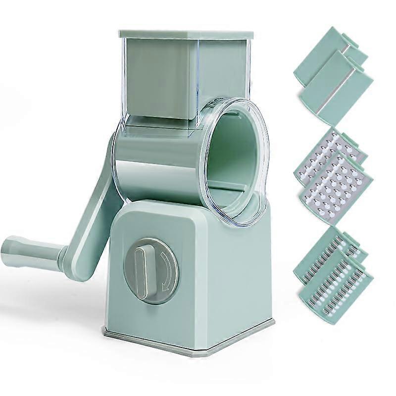 Rotating cheese with handle, hand crankstep cheese grated shredder, multi -function 3 for kitchen
