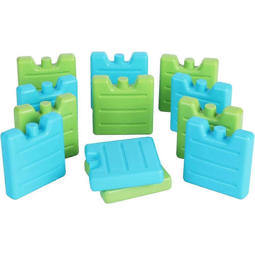 Reusable Ice Packs, Versatile Design for Bottom and/or Side Placement in Lunch Bags or Coolers, Long Cooling Duration, Slim Lightweight Design, Heavy