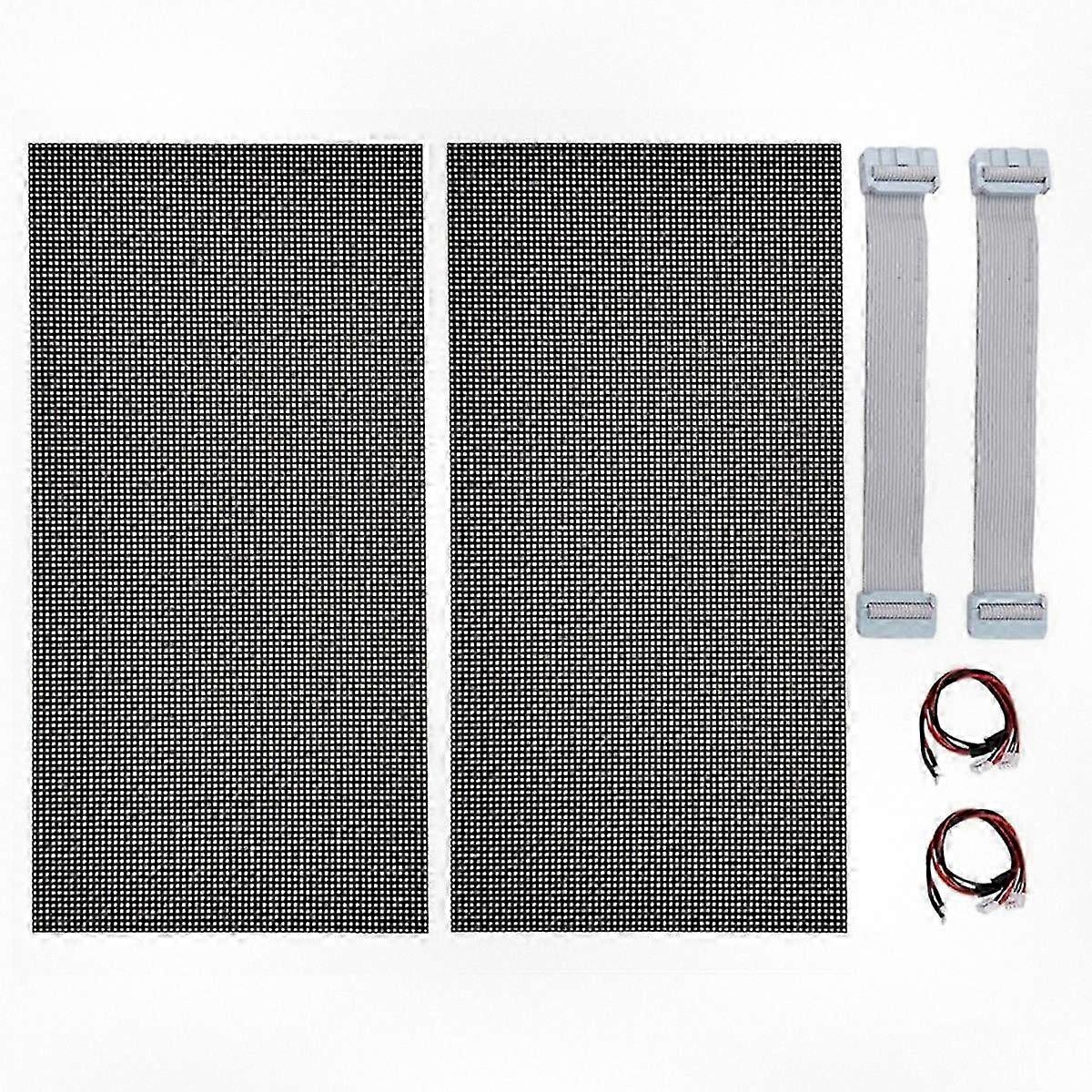 2pcs Indoor Full Color LED Display Panel P2.5 320x160mm 128x64 Pixels SMD RGB Hub75 Interface