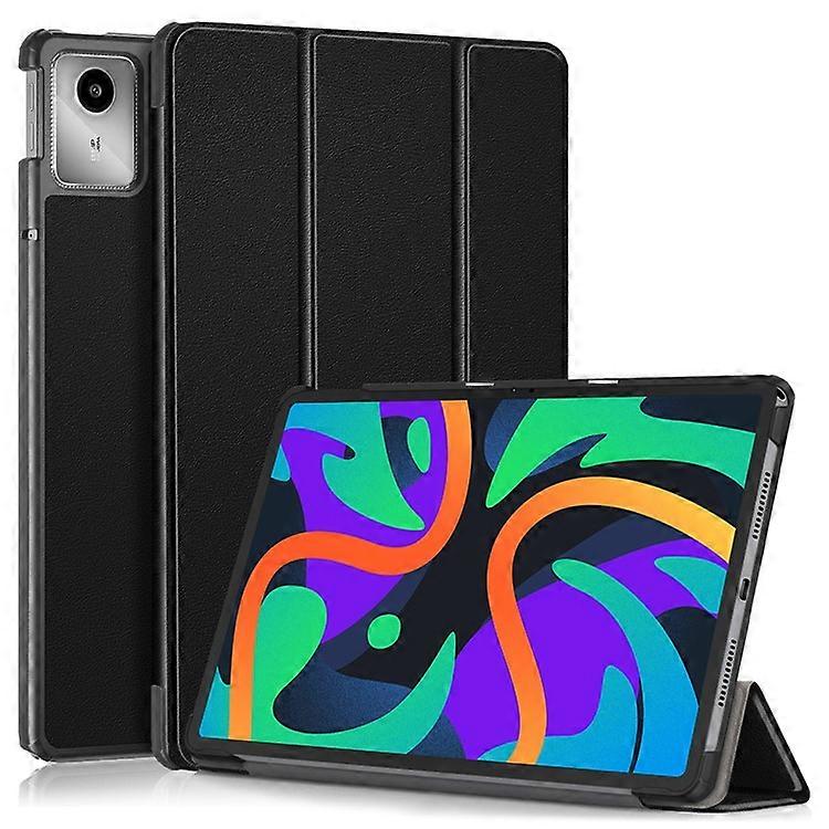 Compatible For Lenovo Tab M11 U Leather Trifold Stand Cover Smart Tablet Case