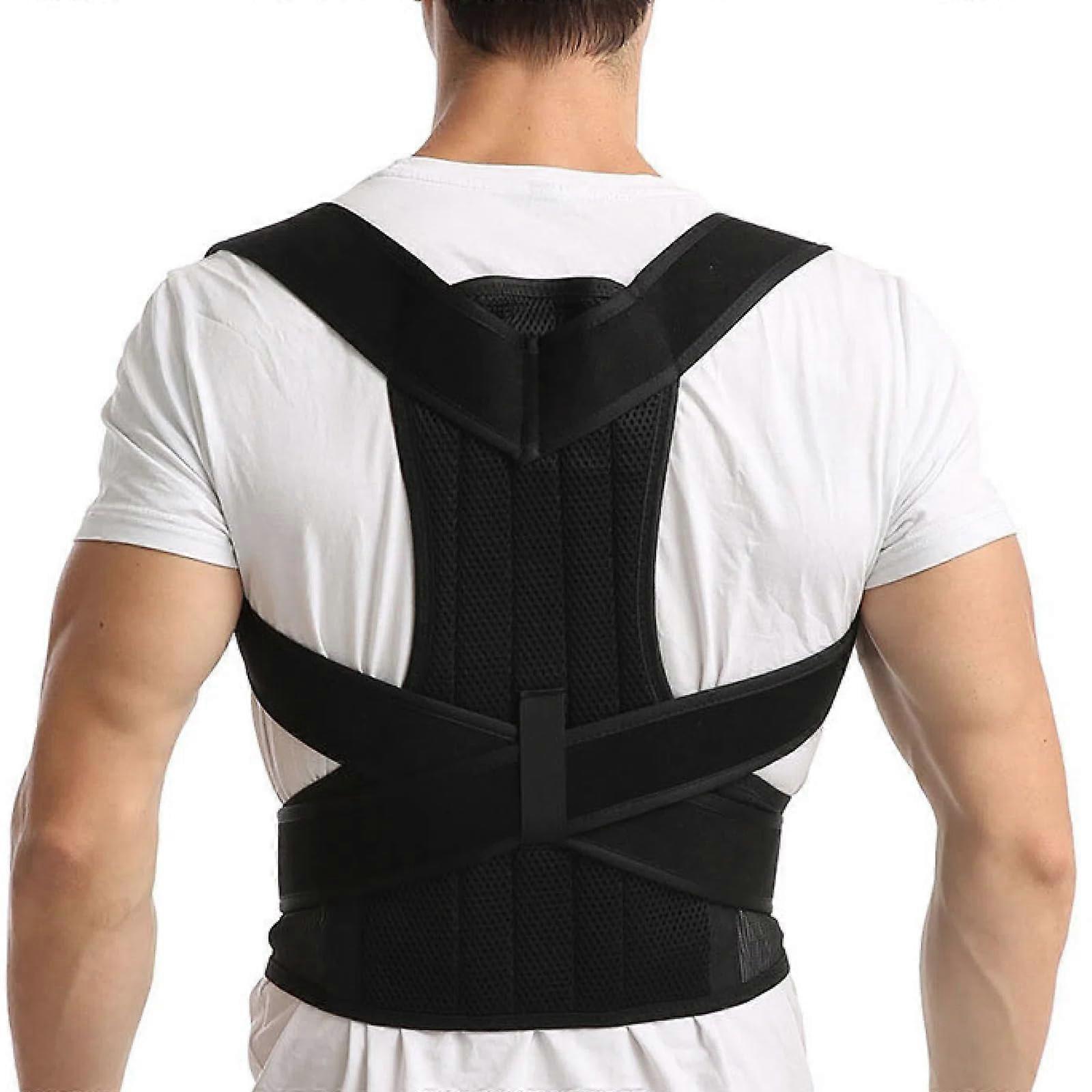 Back Correction Belt for Unisex, Four-Season Adjustable Model, Invisible Breathable Design for Upright Posture