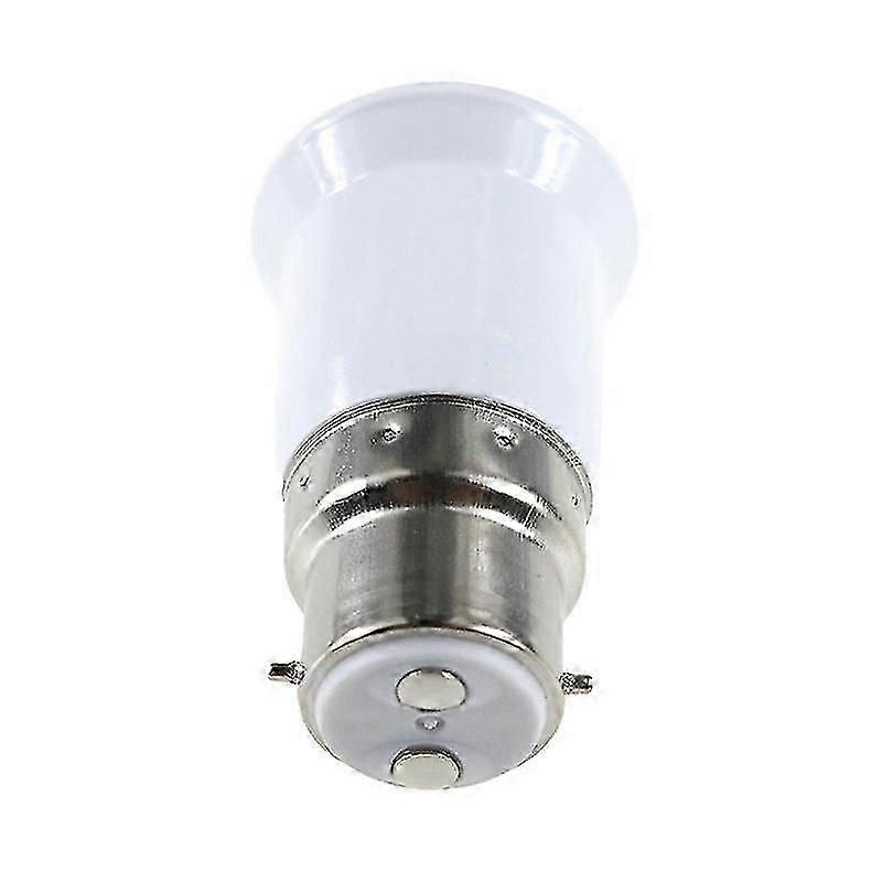 4/10x B22 To E27 Light Socket Adapter Bayonet-lamp Base To Edison E27 Bulb Screw