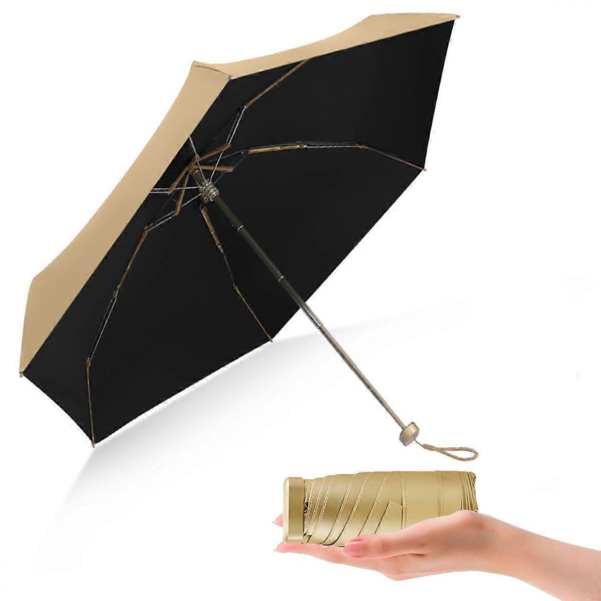 Mini Purse Travel Parasol - Small Compact UV Protection - Lightweight Portable Parasol - UV Protection Men and Women
