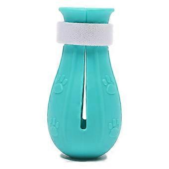 4 Pieces of Anti-Scratch Boots for Cats, Anti-Scratch Boots for Cats, Anti-Scratch Bath Shoes for Cats, Adjustable Silicone Boots for Cats, Pet Foot C