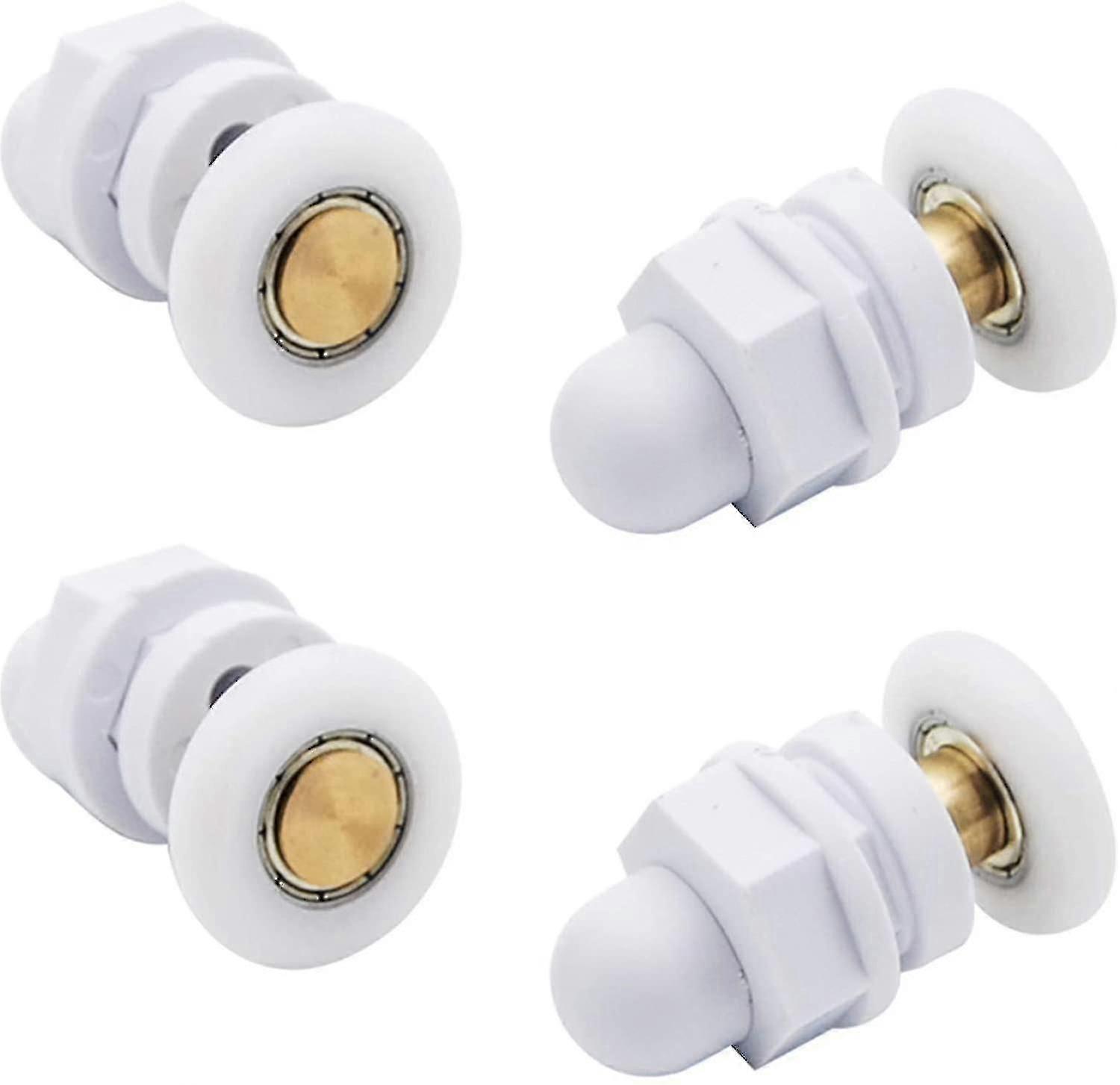 Shower Door Sliding Rollers, Durable, Waterproof And Rustproof (4-pack)