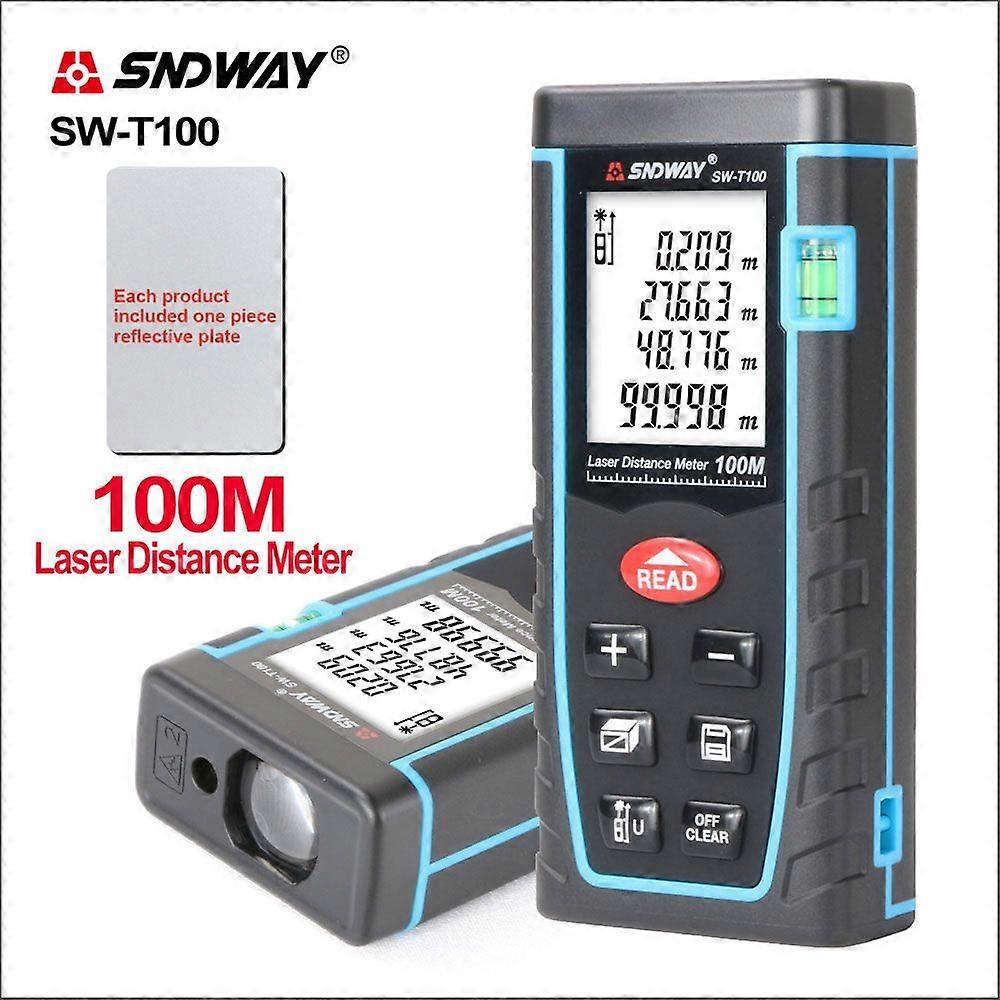 SNDWAY Laser Rangefinder 40m Roulette Distance Meter Range Laser Tape Measure Tool Device Finder SW-T4S/T40 laser Distance Meter