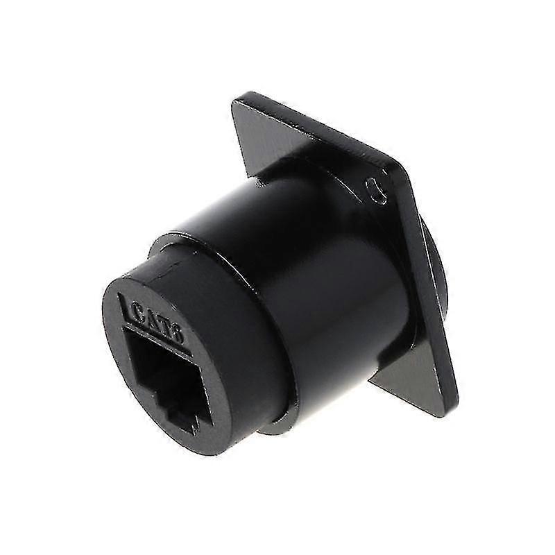 D-type Module Rj45 Socket Cable Female Signal Connector Cat6 Panel Mount Network Ethernet Extension Interface Adapter