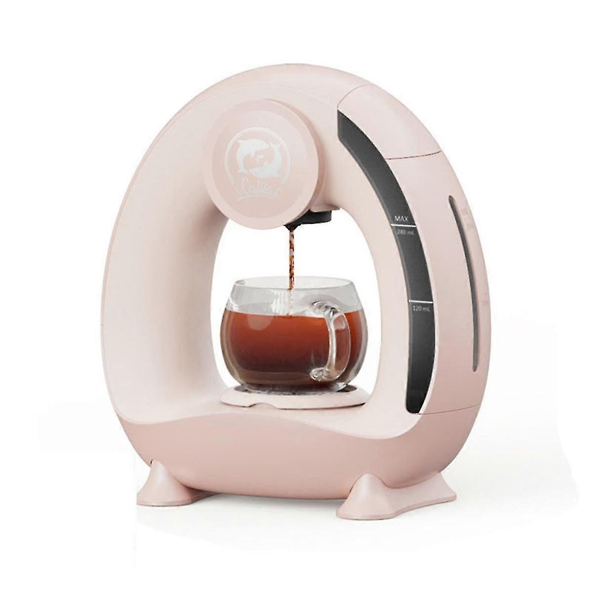 Multiple Capsule Coffee Machine Automatic Drip Coffee Maker Compatible with Pod Coffee Coffeeware US PLUG,C