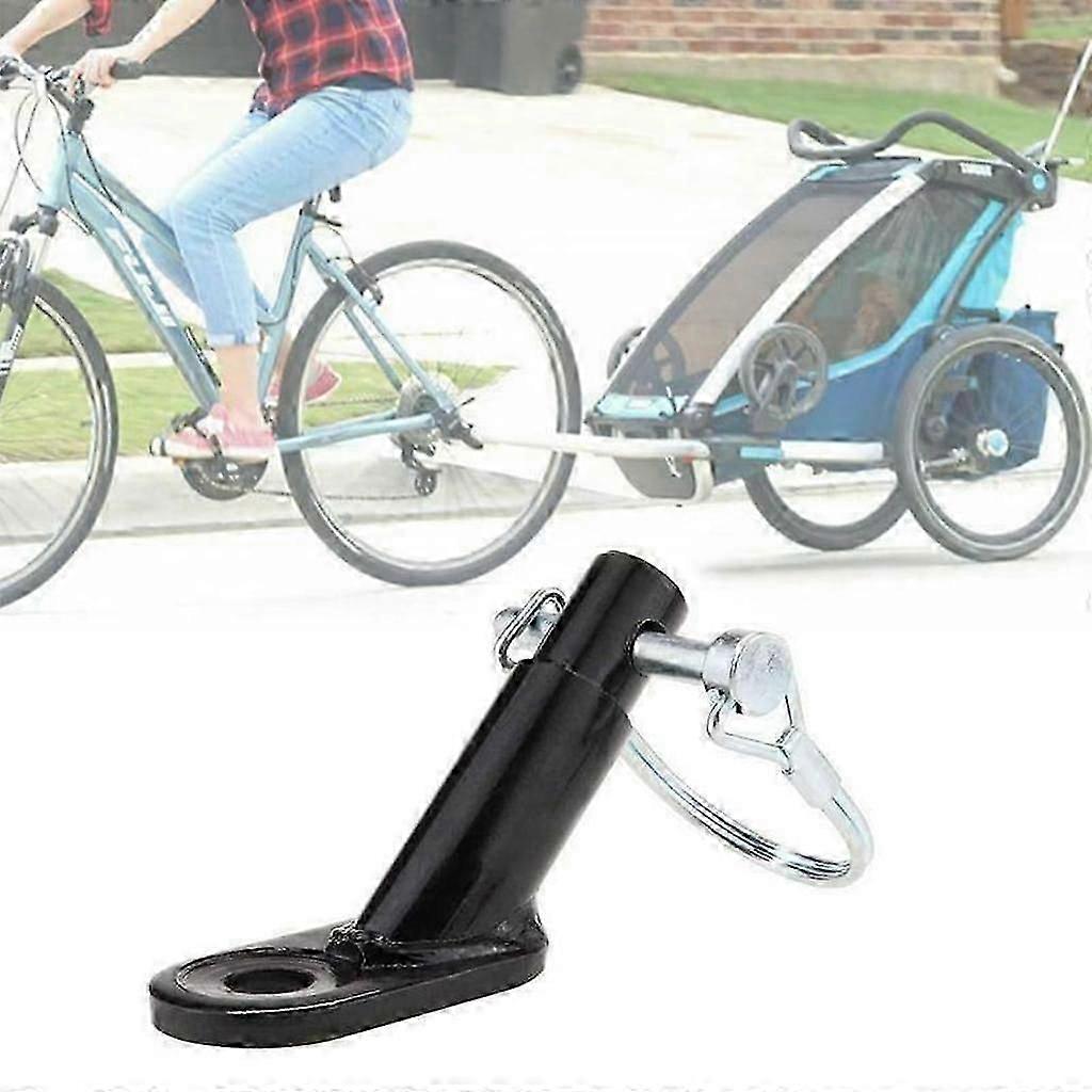 Bicycle Trailer Coupling with Buckle - Universal Angled Connector for Most Bikes