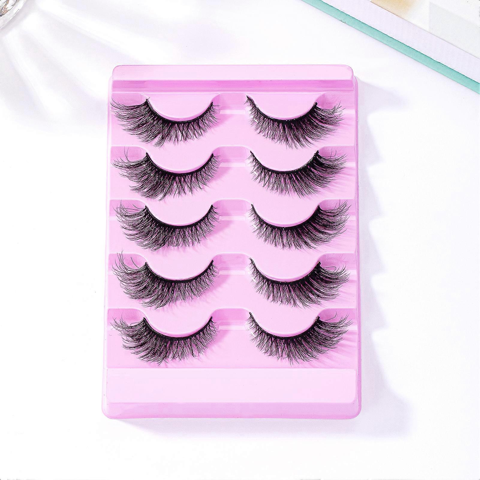 Realistic-looking False Eyelashes Waterproof Sweat-proof Long-Lasting False