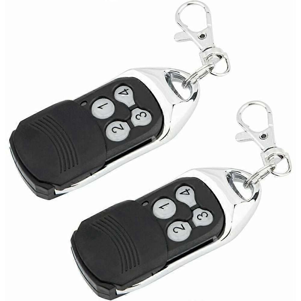 Set of 2 compatible rolling code remote controls - remote controls for wall-mounted transmitters for motors