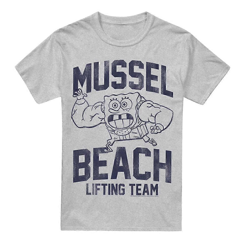SpongeBob SquarePants Pánské tričko Mussle Beach Lifting Team