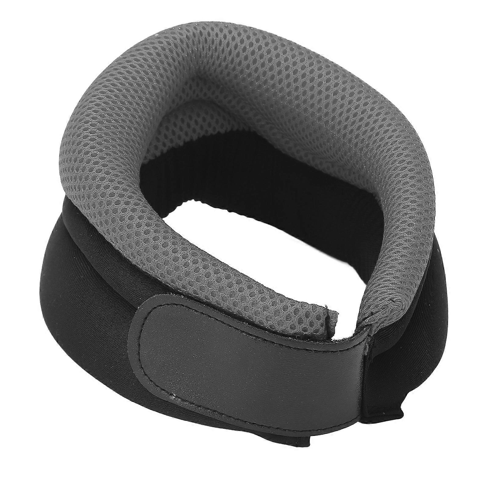 Neck Support Brace Breathable Sponge High Elasticity Prevent Forward Head Posture Cervical Collar for Office Study Gray