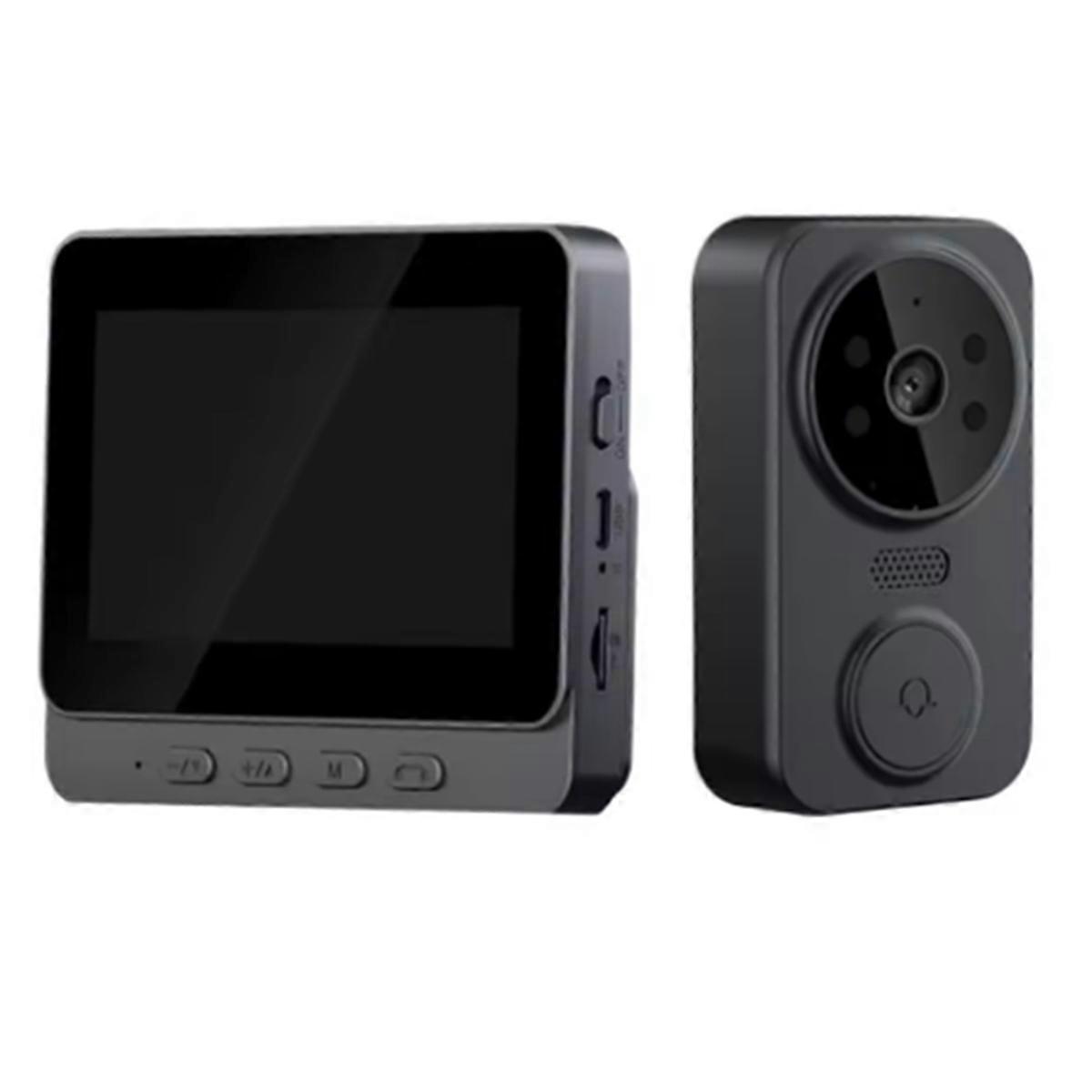 Sonerie digitală wireless cu viziune nocturnă 2.4G WiFi, interfon bidirecțional