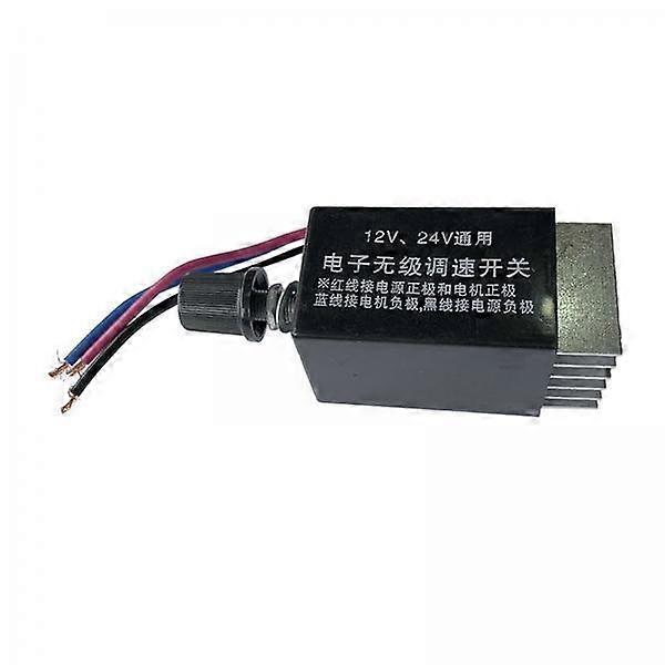 3xDC 12V / 24V 10A Motor Stepless Speed Controller Switch