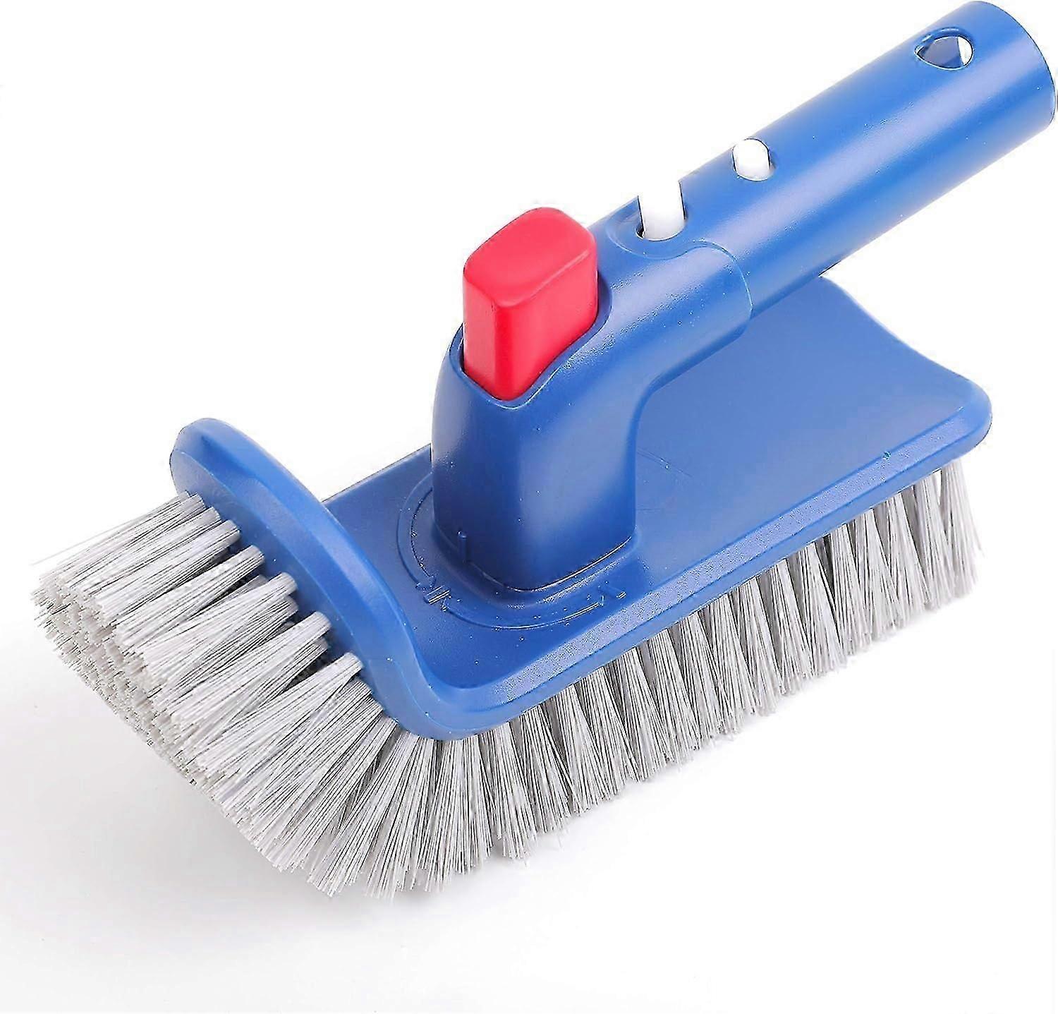 Pool Brush Head For Cleaning Pool Walls, Rotatable Manual Brush