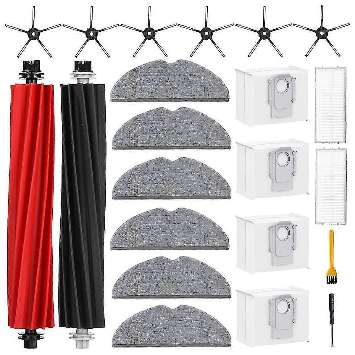 For Roborock S8 Pro Ultra Main Side Brush Filter Mop Cloth Dust Bags