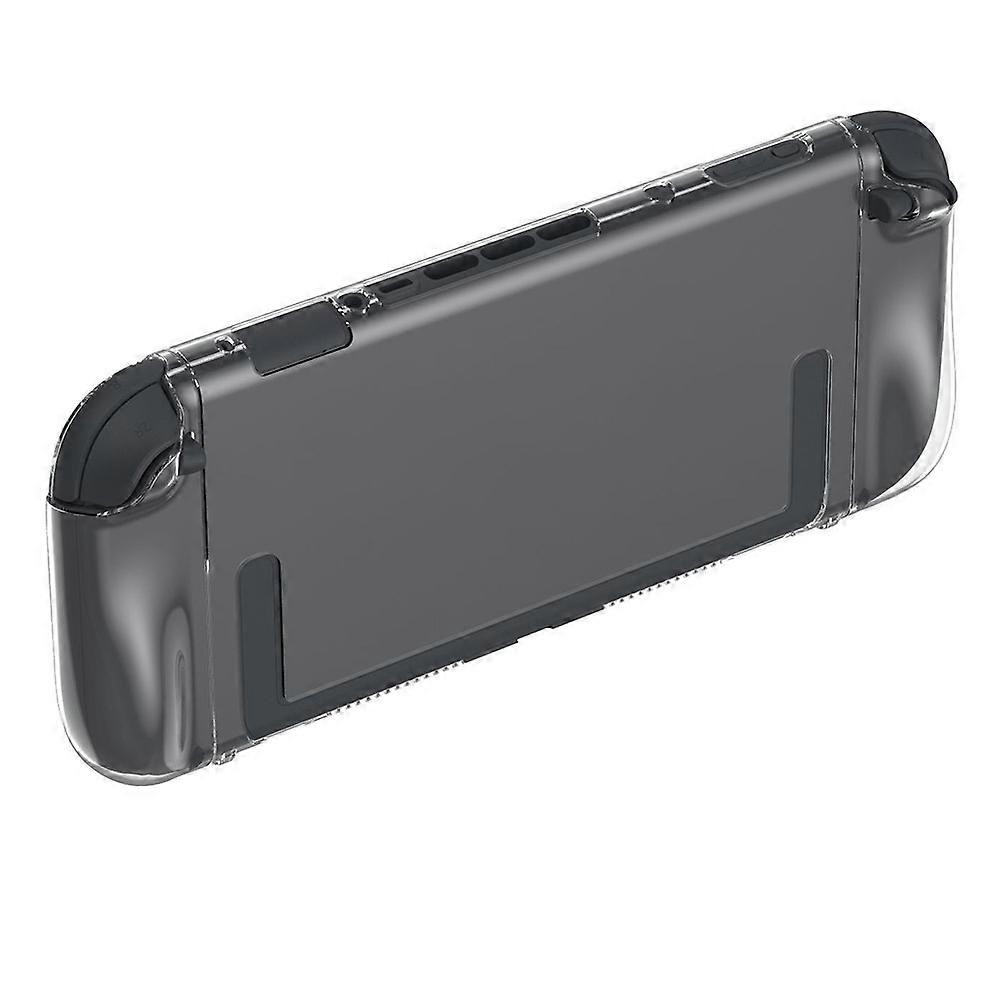 For Nintendo Switch 2 Protective Case Game Console Clear Anti Scratch TPU Cover with 6 Game Card Sto