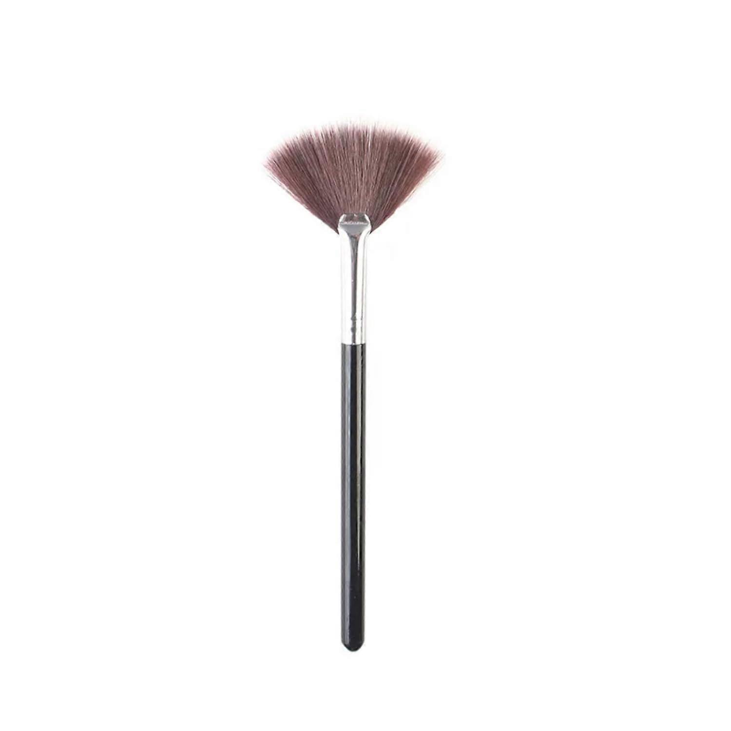 Fan Brushes Set of 5 Soft Facial Makeup Applicators with Wooden Handle and Soft Fiber for Glycolic Peel Mask