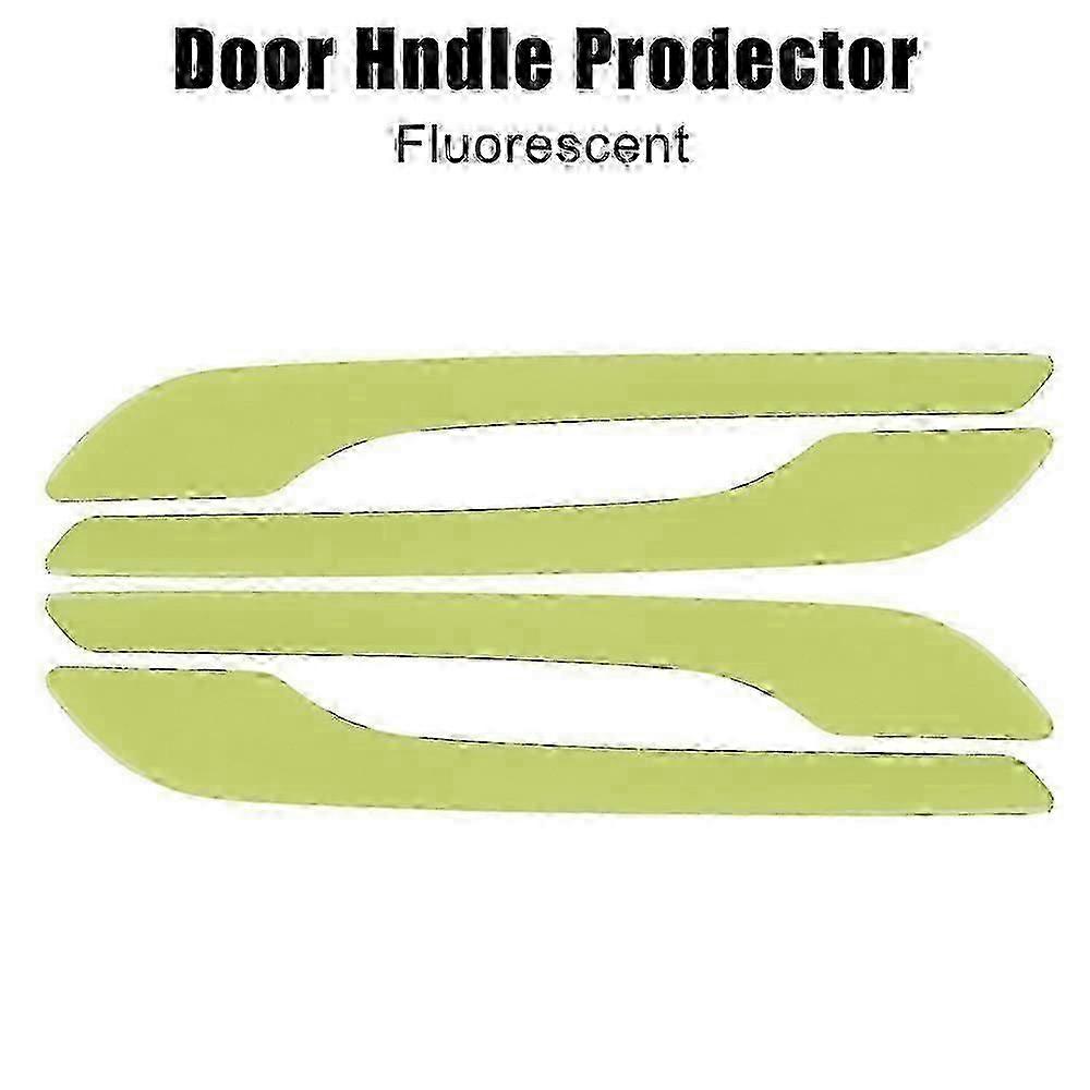 Luminous Handle Kit For Tesla Model 3 Model Y 2022 Door Handle Cover Protector Sticker Car Sticker Auto Styling Accessorie-good