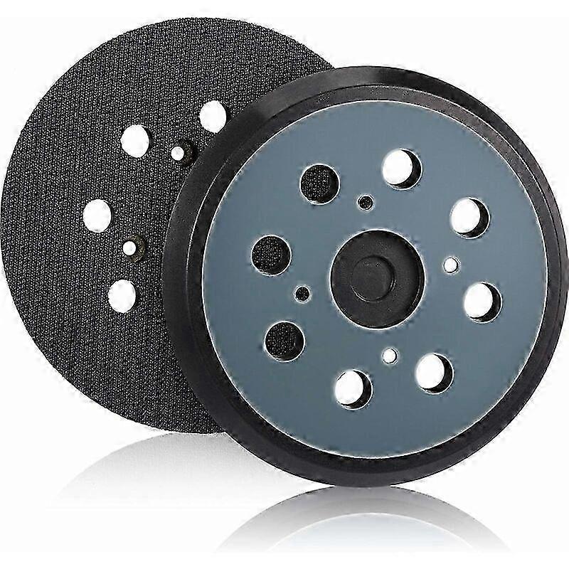 2 Pieces 125mm Replacement Orbital Sanding Pad 8 Hole Hook and Loop Sanding
