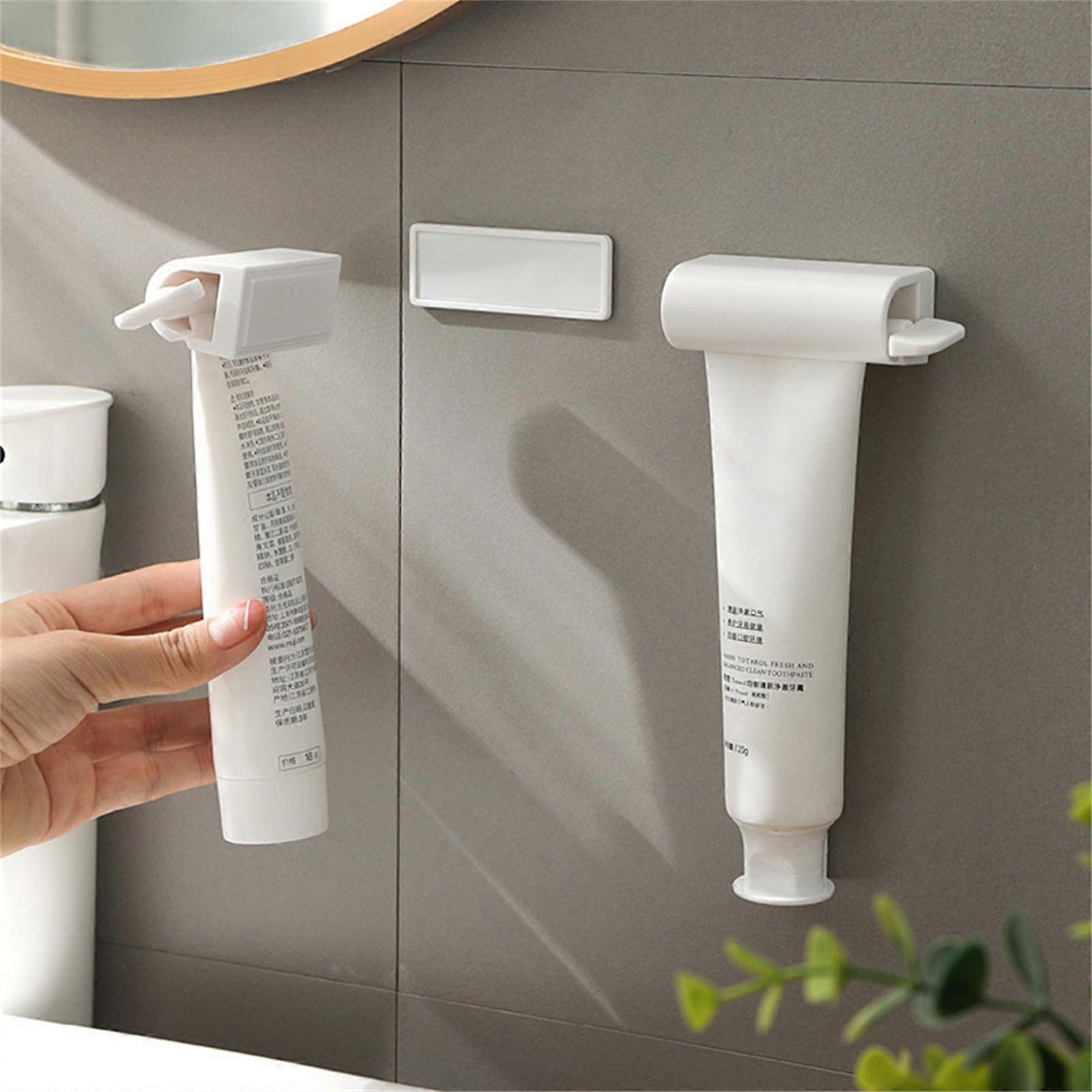 Magnetic Toothpaste Squeezer Dispenser Wall Toothpaste Clip for Easy Use and Enhanceds Bathroom Organization