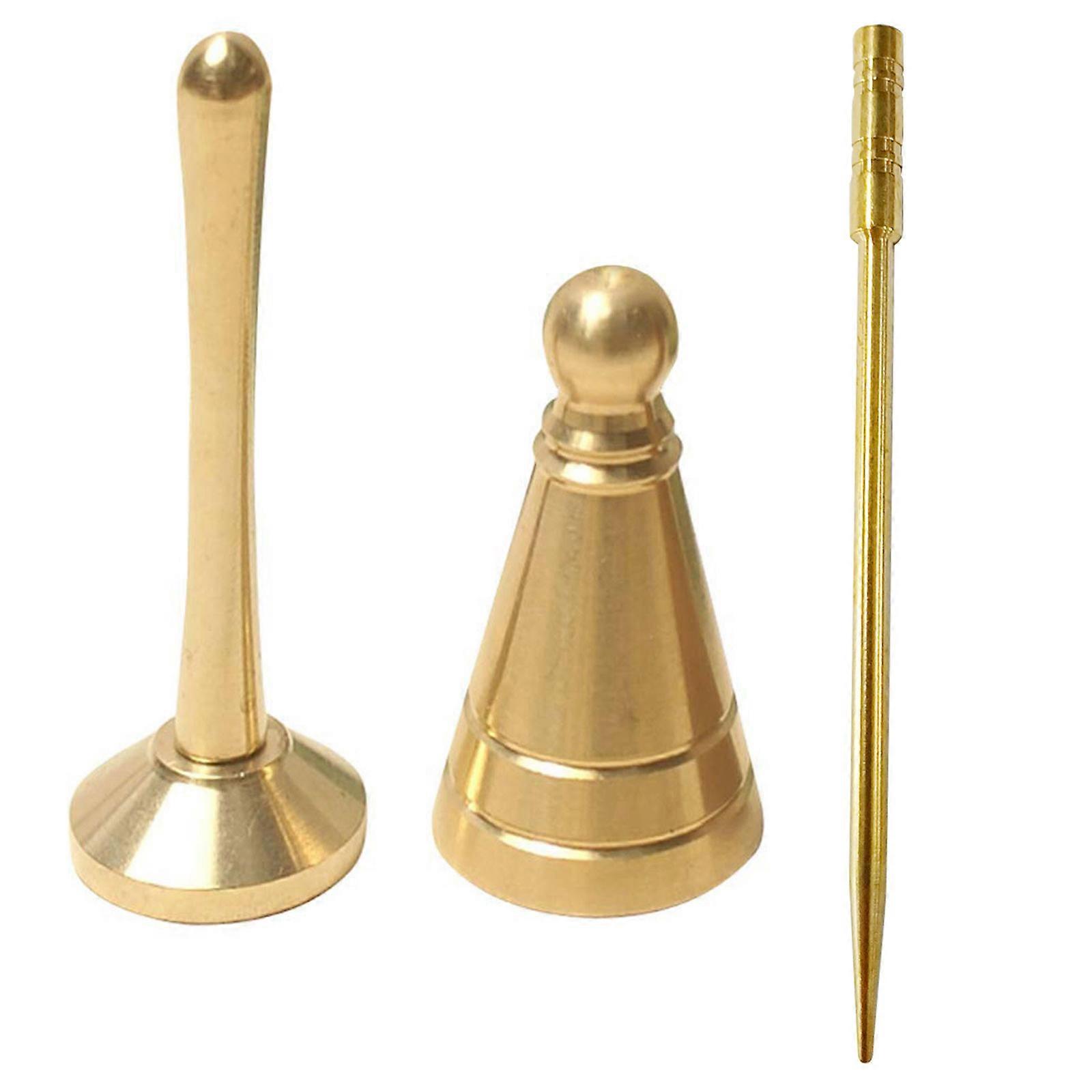 3 Pcs/Set Basic Incense Cone Tools Kit Backflow Tower Incense Making Tools for Home Office Temple Gym Yoga Meditation Multicolor