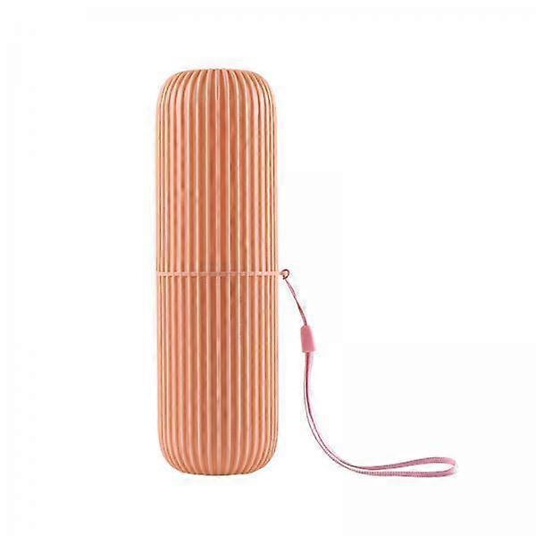 4x Travel Toothbrush Container, Toothbrush Cup with Rope, Toothbrush Holder with