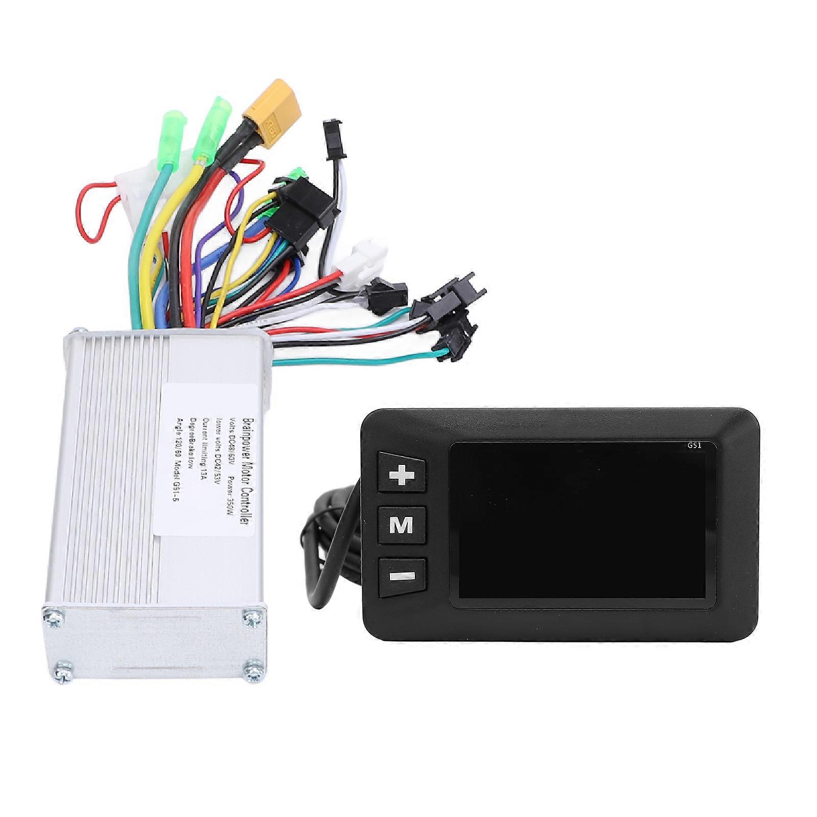 Elektrofahrrad Brushless Controller Kit Motorcontroller aus Aluminiumlegierung mit LCD-Display 48 60V 350W 