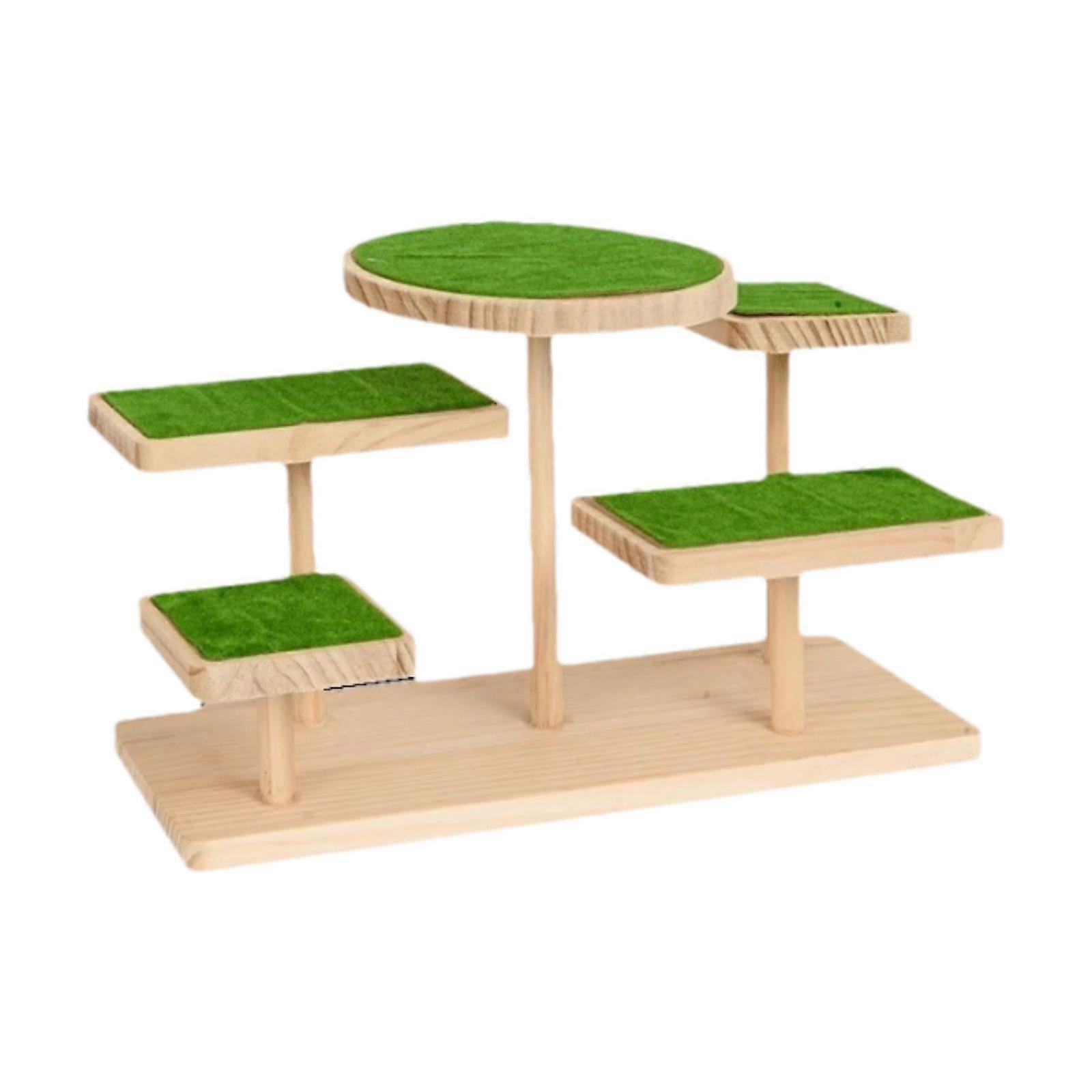 Holzdisplay Riser Desktop Trendiges Display-Rack für Parfüms Schmuckmodelle