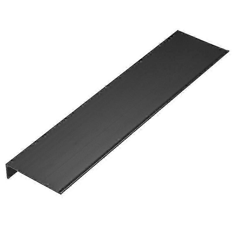 Wall Mount Aluminum Shelf - 30cm Black Space-Saving Storage Ledge