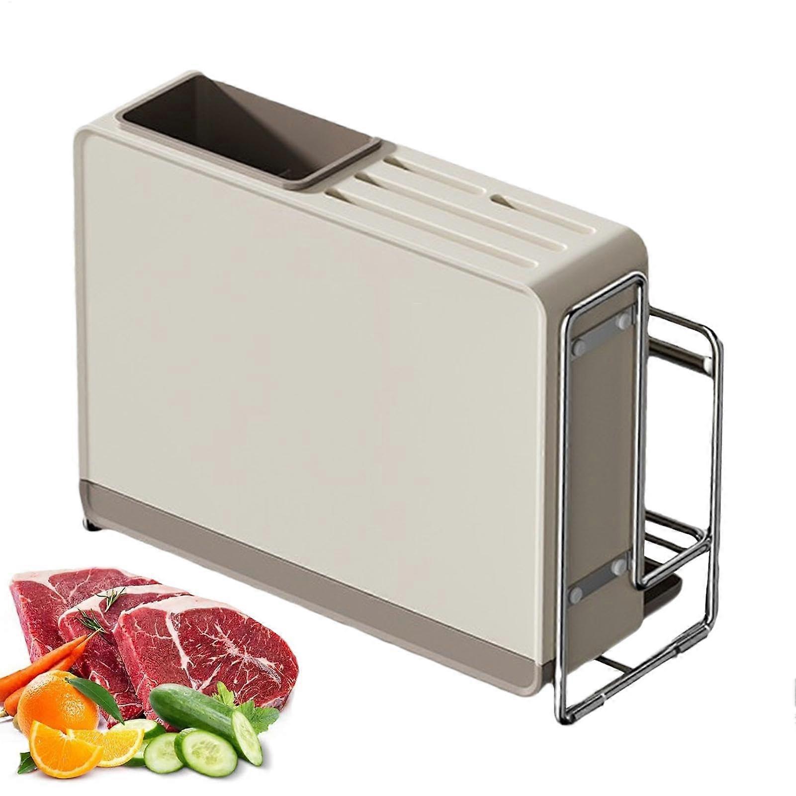 storage holder for cooking utensils, knife holder for kitchen, large block holder, spacesaving storage stand