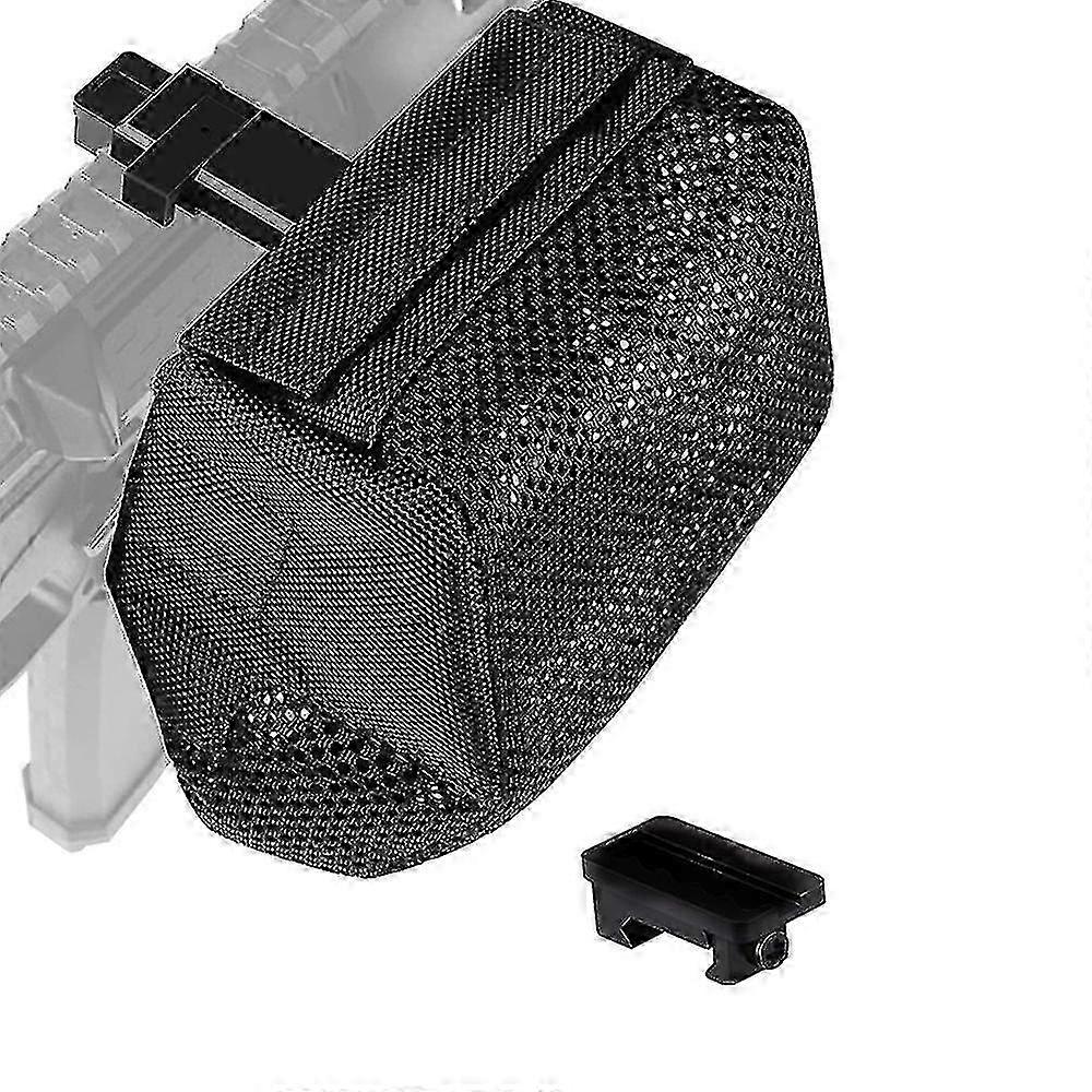 Brass Catcher with Picatinny Rail Mount, Heat-Resistant Mesh, and Zippered Bottom for Easy Unloading
