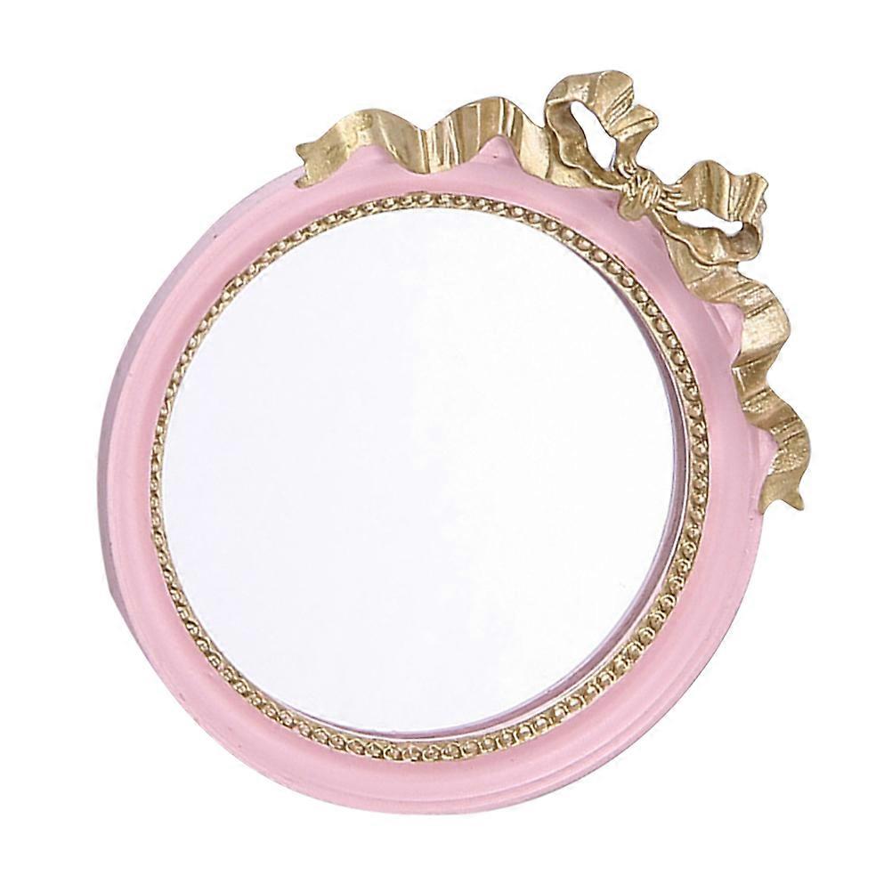 Portable Vanity Mirror, Wrapped Frame Ensures Durability, Great for On-the-Go Touchups