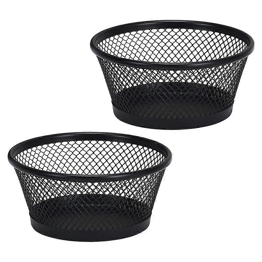 Paper Clip Mesh Holder Desk Organizer for Paper Clips, Thumbtacks, and Small Office Supplies – Space Saving Design
