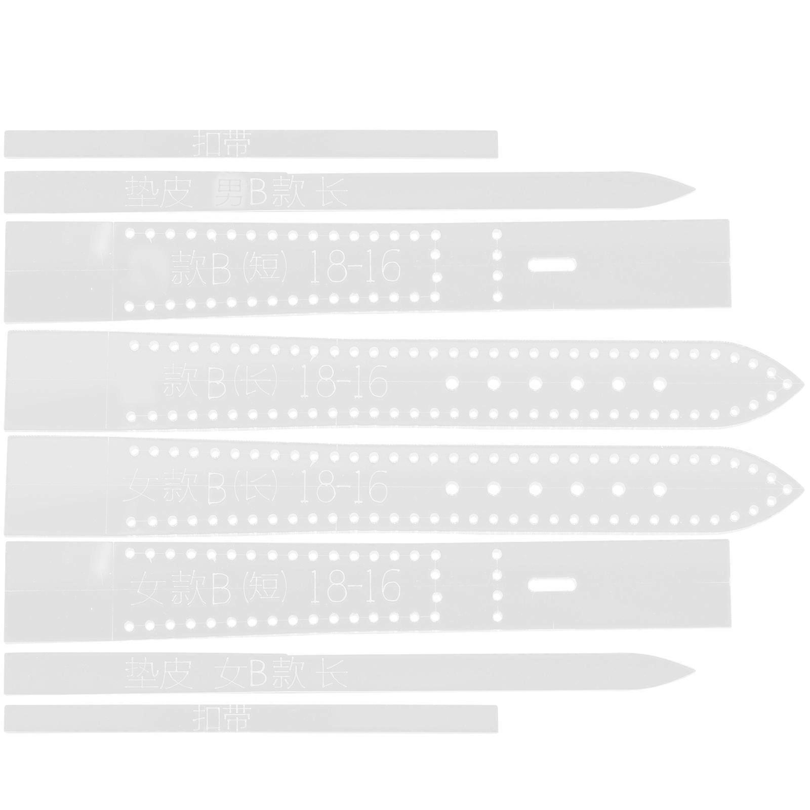 DIY Acrylic Watchband Stencil, Essential Tool for Making Straps