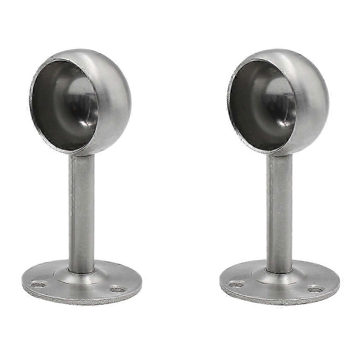 Bracket For Curtain Rod, Anti-Corrosion Stainless Steel Wardrobe Rod Bracket, Robust And Versatile Closet Support For Multiple Uses, Including